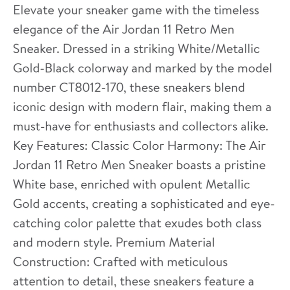 NWT Men's Air Jordan 11 Retro 'Defining Moment DMP 2023 Gratitude' - Picture 11 of 13